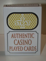 THE STRAT - AUTHENTIC CASINO PLAYED CARDS - $10.00