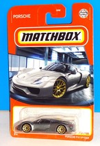 Matchbox 2022 MBX Showroom Series #31 Porsche 918 Spyder Dark Gray - £3.93 GBP