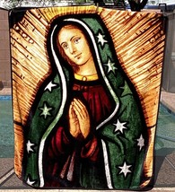 Blessed Mary Soft Fleece Throw Blanket 4' x 5' - $24.70