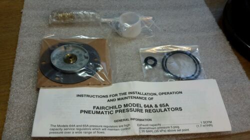 FAIRCHILD 64A 65A PNEUMATIC PRESSURE REGULATOR REPAIR KIT  NEW $39 - $22.12