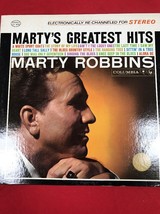 Marty Robbins &quot;Marty&#39;s Greatest Hits&quot; 12&quot;LP Columbia -RARE VINTAGE-SHIP24HRS - £16.40 GBP