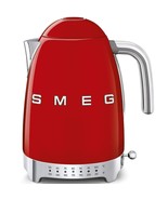 Smeg Red Stainless Steel 50&#39;s Retro Variable Temperature Kettle - £279.56 GBP