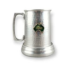 Sydney Opera House Australia Souvenir Aluminum Tankard Stein Mug Glass Bottom - £18.74 GBP