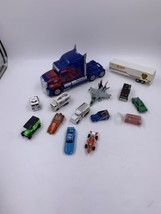 Mixed Lot of 14 Various Toy Cars Transformer Truck, Matchbox Double Bus ... - £14.78 GBP