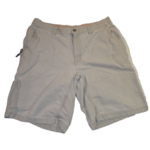 Columbia Men&#39;s Khaki Shorts - Size 36w 11L - Casual Comfort - Side cargo... - $14.72