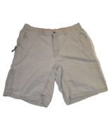 Columbia Men&#39;s Khaki Shorts - Size 36w 11L - Casual Comfort - Side cargo... - $20.19 CAD