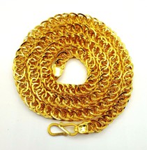 22K Genuine Gold Handmade Foxtail Chain Necklace Flexible Amazing Gifiting Chain - £3,410.80 GBP