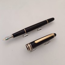 Montblanc meisterstuck 144 fountain pen, 14kt Gold Nib Made in Germany - £314.82 GBP