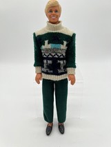 Vtg Barbie Ken Fashion Avenue 14679 Doll Outfit Sweater Pants Mattel W/ Ken - £10.99 GBP