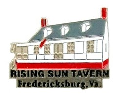 Rising Sun Tavern Fredericksburg Virginia Hat Tac or Lapel Pin - $6.58