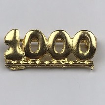 1000 Pin Brooch Gold Tone One Thousand - £9.82 GBP