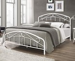 Furniture Jolie Complete Bed, Full, Textured White - $420.99