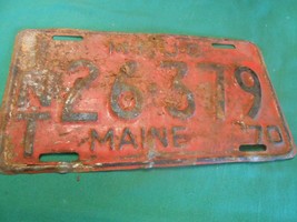Great Collectible License Tag-MAINE 1970.....INT26379 - $24.34