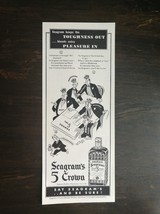 Vintage 1941 Seagram&#39;s 5 Crown Blended Whiskey Original Ad 422 - $6.64