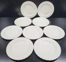 (9) Johnson Brothers Regency Bread Butter Plates Set England Ironstone W... - £46.36 GBP