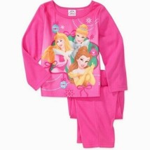 Disney Princess Girls Basic Fleece Pajamas Sleepwear Set Nwt Infant 18M Or 24M - £8.24 GBP