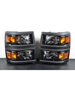 2019-2024 Chevrolet Silverado 4500 5500 6500 Halogen Black Headlight SET... - $593.01