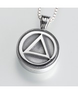 Sterling Silver Serenity Memorial Jewelry Pendant Funeral Cremation Urn - $3,614.13 MXN
