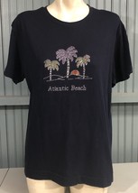 Atlantic Beach Bedazzled Wings XL Cotton T-Shirt - £12.09 GBP