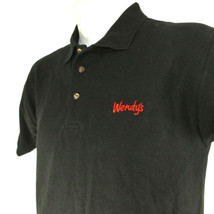 WENDY&#39;S Hamburgers Employee Uniform Polo Shirt Black Size 2XL NEW - £19.05 GBP