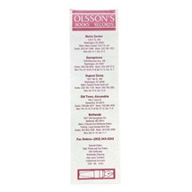 Bookmark from Olson&#39;s Books &amp; Records former Washington DC &amp; Maryland Bo... - $14.84