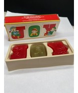 Vintage Christmas Joy Elves Candles Avon 1984 - $19.41