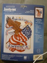 Janlynn God Bless America   Counted Cross Stitch  - $39.59