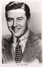 Ray Milland Film Actor Vintage Printed Signed Postcard - £4.78 GBP