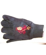 Work Gloves Arizona State Sun Devils One Size Black Adult Garden NEW Uti... - £8.08 GBP