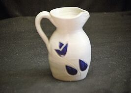 Williamsburg Art Pottery Small Salt Glazed Stoneware Pitcher Handcrafted - $16.82