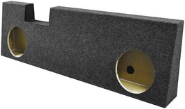 QPower Ford F-Series Super Duty Crew Cab &#39;04-&#39;16 Dual 10&quot; Empty Woofer Box - $157.96