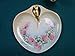 RS Prussia Tillowitz Silesia 6 1/2 Heart Shaped Golden Bird Cabinet Vanity Dish Item image 3