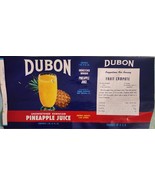 Dubon Uncirculated Can Label Unsweet Pineapple Juice 08/62 - $13.70 CAD
