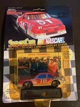 Racing Champions Greg Trammell #18 stock car NASCAR Collectible card and... - $4.99