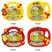 Early Educational Baby Musical Toy: Electric Keyboard with Animal Sounds and Fla - £6.86 GBP