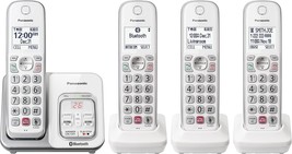 The Panasonic Cordless Phone Kx-Tgd864W (White) Features An Answering Machine, - $149.03