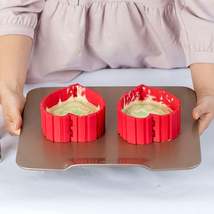 4pcs Flexible Silicone Cake Molds  Nonstick Baking Tools - £11.91 GBP