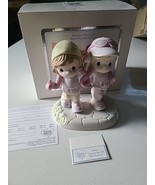 2010 Precious Moments TOGETHER WE WILL WIN THE RACE 109033 Breast Cancer... - $67.22 CAD