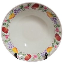 Gibson Designs Country Orchard Salad Plate 7”D Fruit Rim Dessert Dish - £7.77 GBP