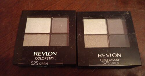 2 REVLON ColorStay Day & Night Eyeshadow Quad 525 Siren (X1/12) - £19.44 GBP