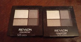 2 REVLON ColorStay Day &amp; Night Eyeshadow Quad 525 Siren (X1/12) - £19.39 GBP