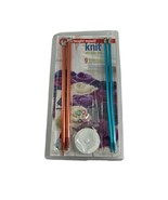 Boye Yarn Knitting for Beginners Kit 9 Patterns Needles Tape Measure New - $14.85