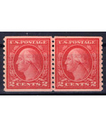 US Stamp 492 MNH XF/S 2c Washington coil pair with PF Cert ZAYIX 1024M_M... - $157.50