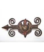 Vintage Metal Drapery Renaissance DIY UpCycle Architectural Element Repu... - $44.75 CAD
