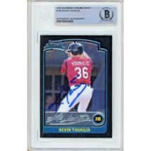 Kevin Youkilis Boston Red Sox Auto 2003 Bowman Chrome Draft Signed BAS A... - £117.15 GBP