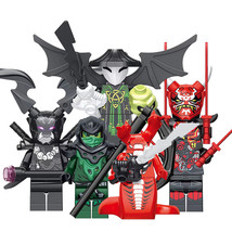 Ninjago Mr. E Morro The Omega The Skull Sorcerer Fangtom 5pcs Minifigure... - $337.25 MXN
