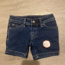 Nwot girls toddler size 4 bermuda faded glory denim shorts - £3.95 GBP