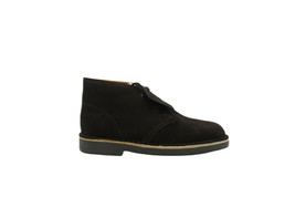 [04835] Clarks Desert Boot Boys Little Kids Dark Brown Suede Wide - $74.95