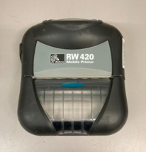 Zebra RW420 Mobile Thermal 4&quot; Printer / No Charger No Battery - $32.95