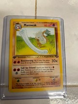 Marowak 39/64 Pokemon Card Jungle Set 1st Edition Uncommon 1999 - £7.46 GBP